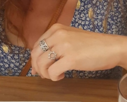 Perdue bague en argent pandora