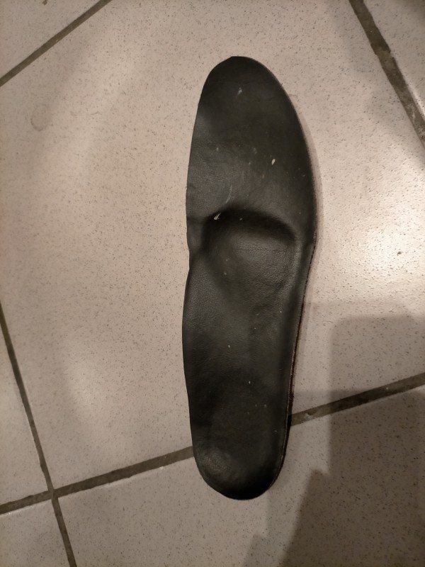 Perdu semelle orthopédique