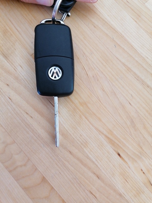 Trousseau clés voiture volkswagen