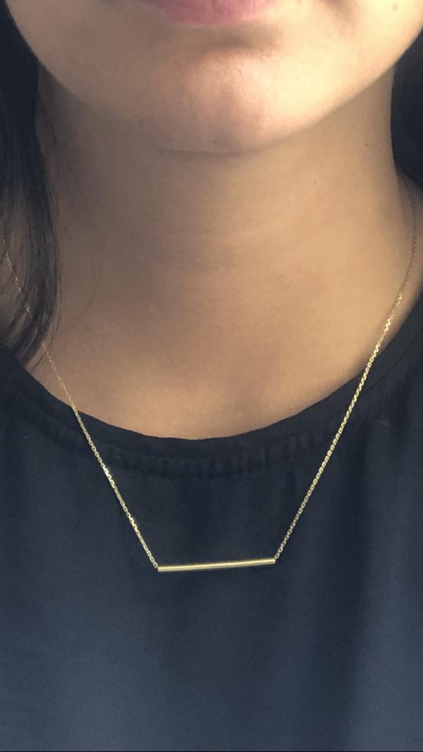 Perdu collier en or