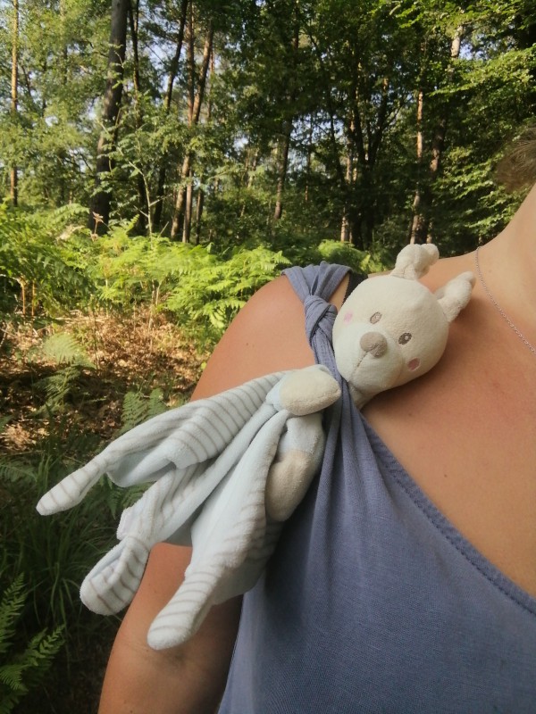 Doudou lapin nicotoy Kiabi perdu à Cap Cabourg
