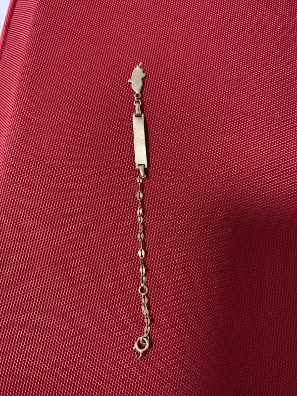 Bracelet enfant métal doré
