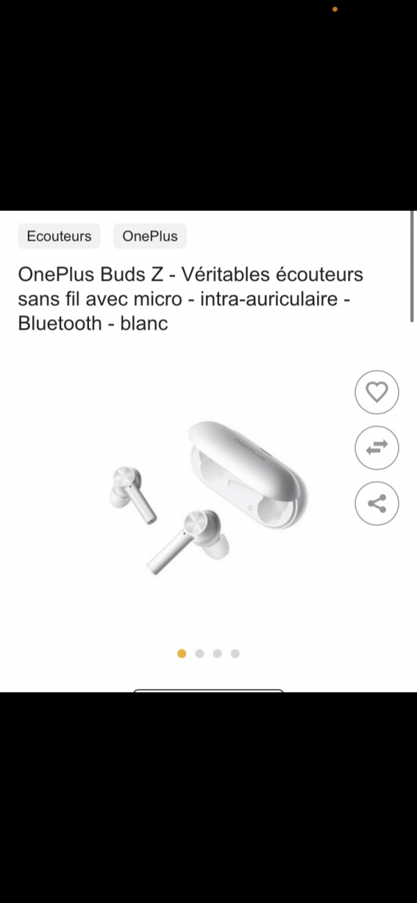 Boîte vide d’écouteurs