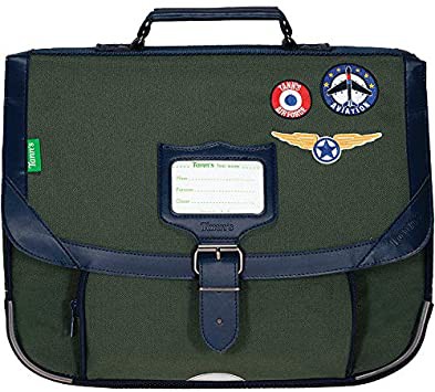 Perdu cartable enfant Tann's kaki