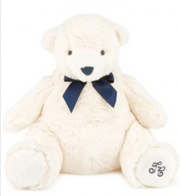 Doudou ours blanc