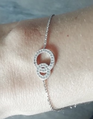 Perdu bracelet argent