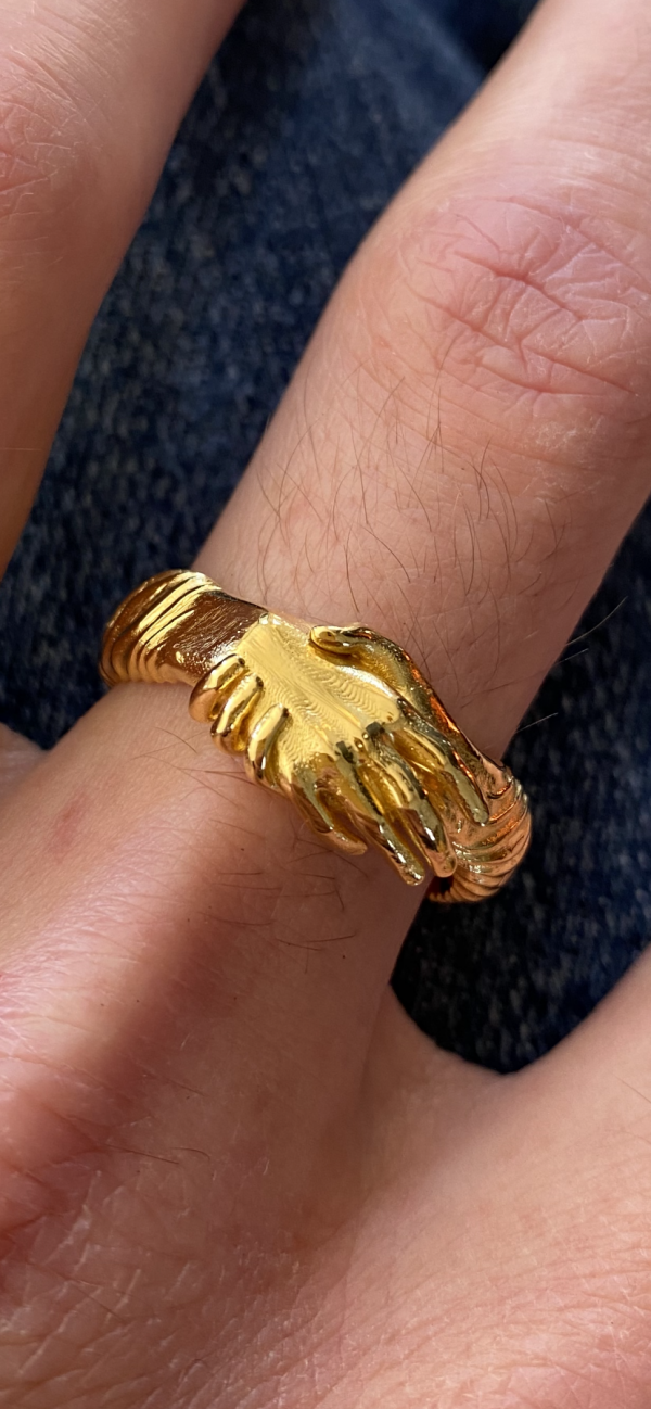 Bague dorée