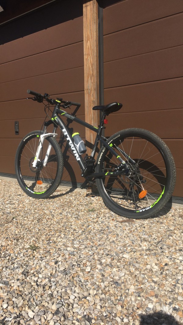 Vol VTT rockrider 520 gris foncé Amiens