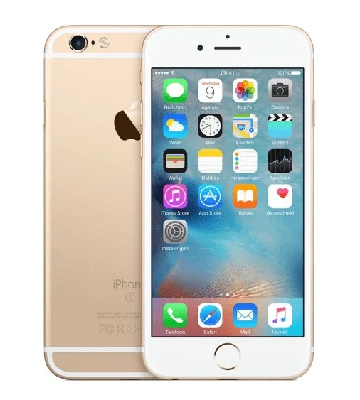 iPhone 6s 32GB en or avec housse noire
