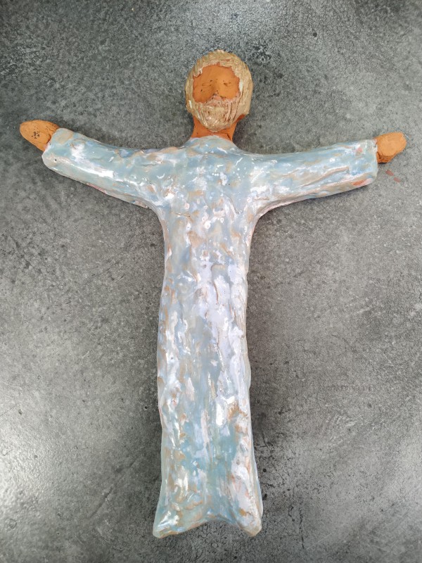Christ en terre cuite trouvé quai Henri Barbusse à Nantes