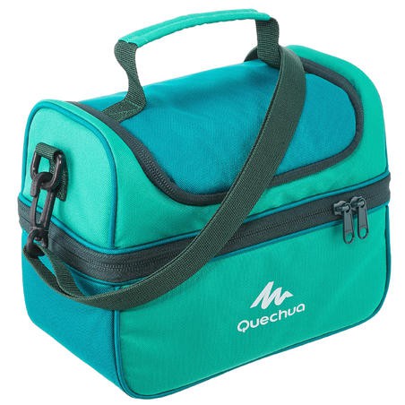 Sac a manger, vert turquoise. Quechua. Grenoble arrêt de bus Victor Hugo à 6h passé
