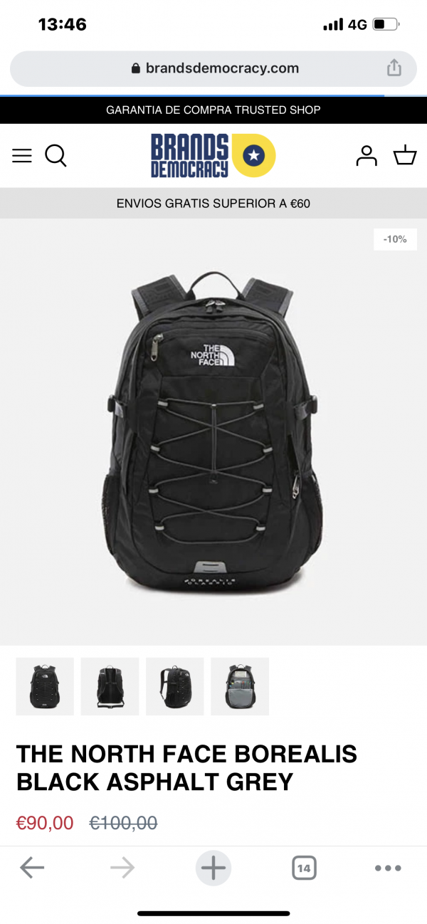 J'ai perdu mon sac de la marque north face, gare de montchanin à destination de dijon
