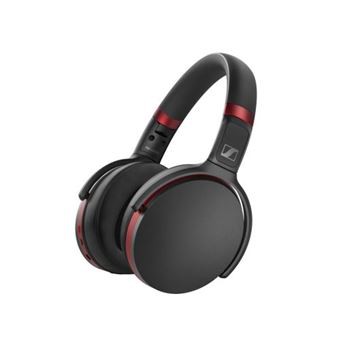 Casque audio sennheiser noir et rouge perdu
