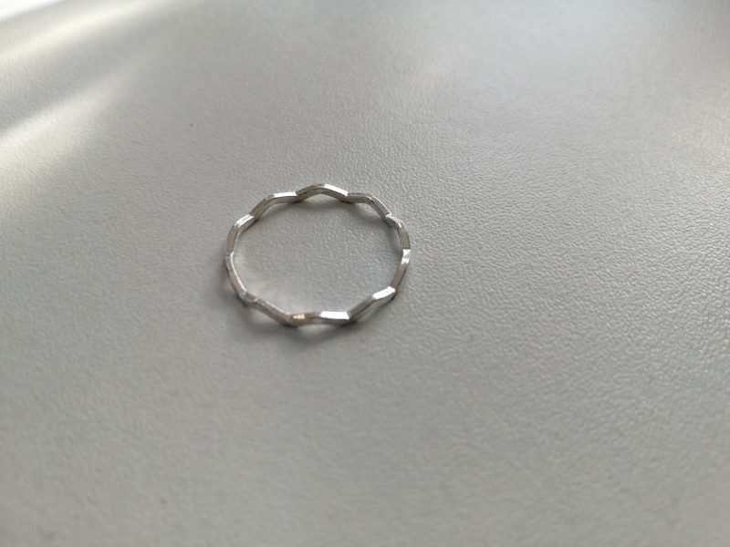 Bague en argent plage Royan