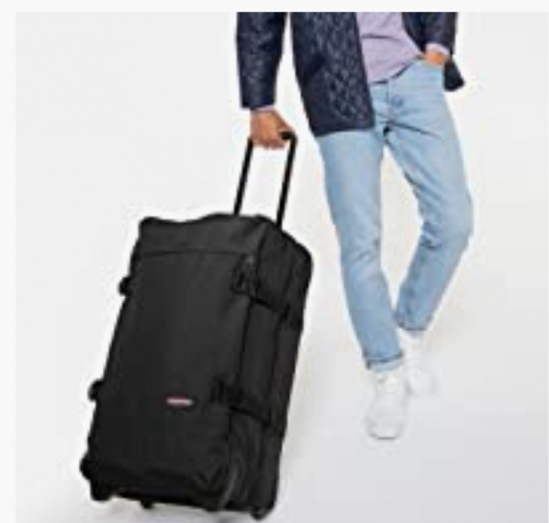 Perdu sac de voyage noir a roulettes