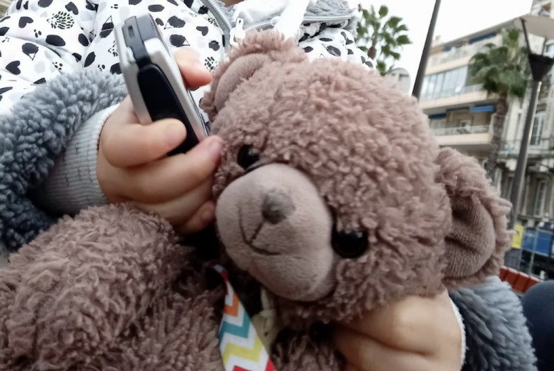 Peluche ours brun (doudou histoire d’ours)