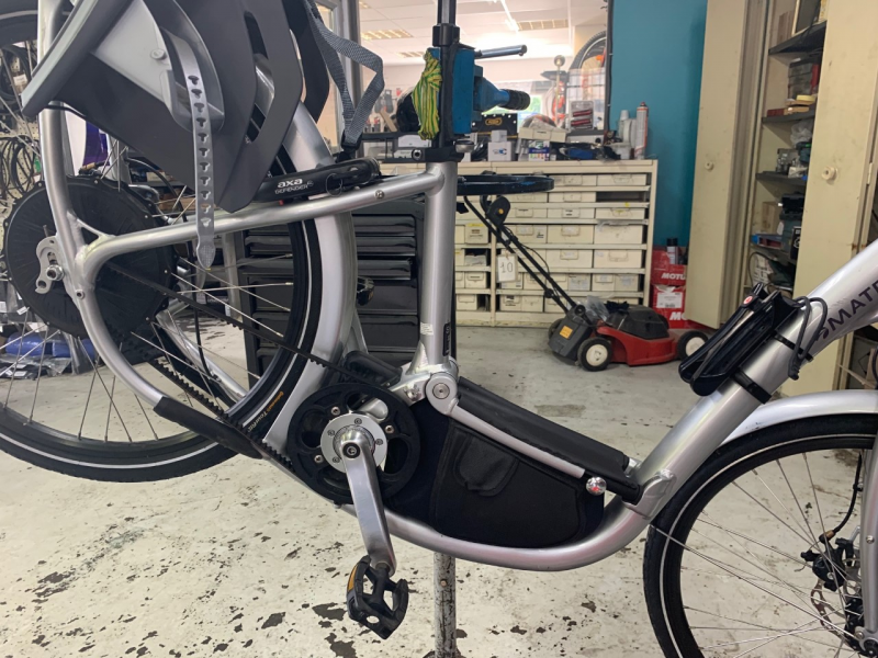 Vélo électrique Matra et sa batterie