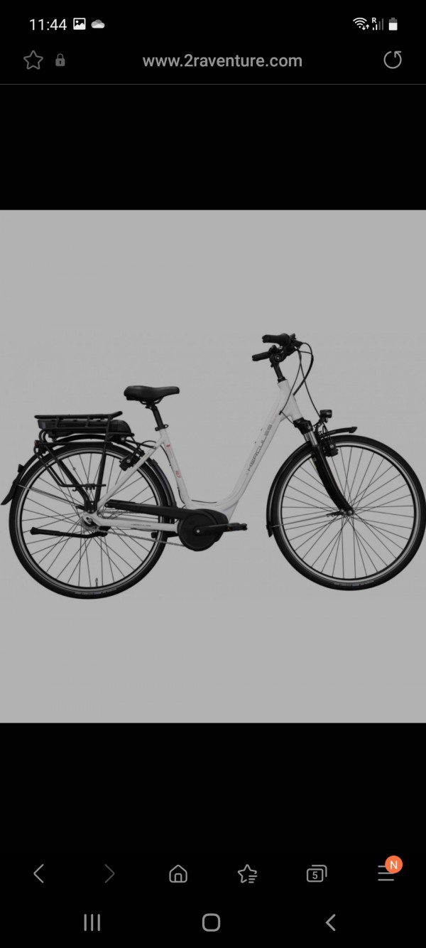 Vélo électrique hercules roberta blanc