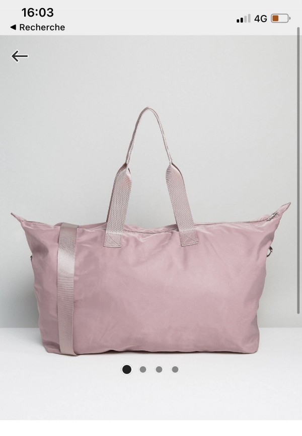 Petit sac de voyage rose