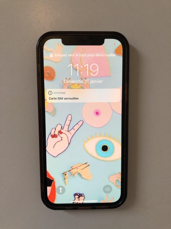 iPhone trouvé