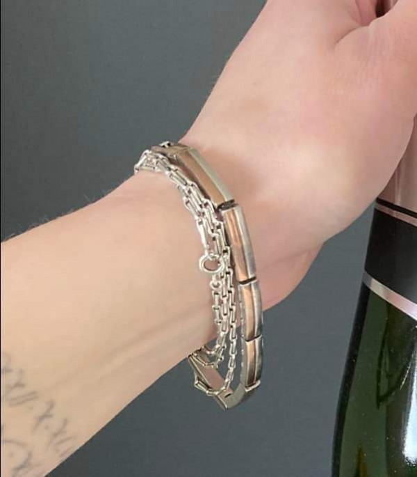 Perdu bracelet or blanc et rose secteur St Jean de Braye / Checy