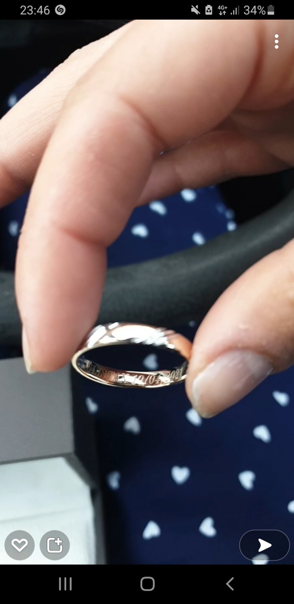 Bague alliance homme