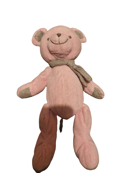 trouvé un doudou nounour rose