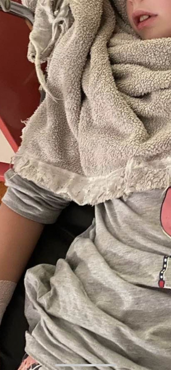 Cartable + doudou couverture