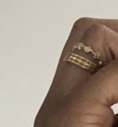 Perdue bague dorée fantaisie Dijon