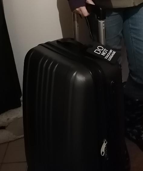 Perdu Valise cabine grise foncée Quimper - Rennes