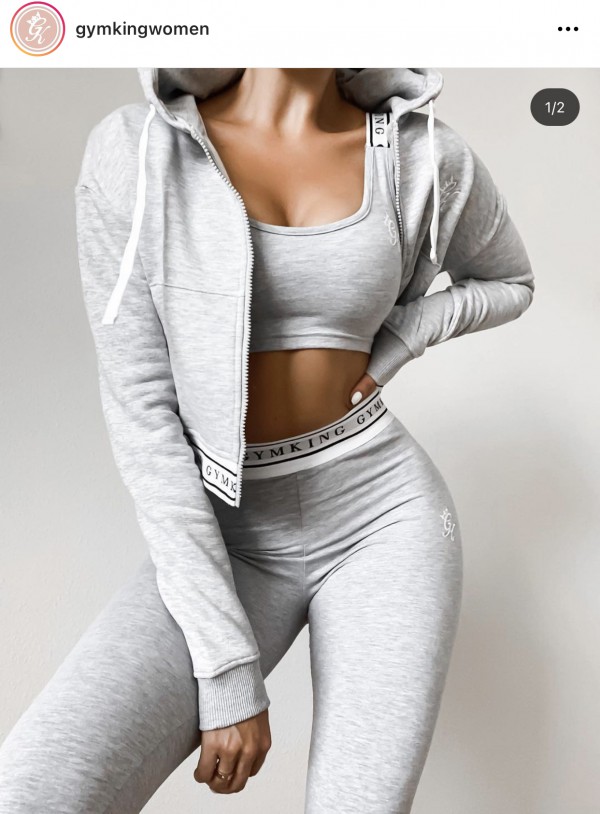 Gilet à zip et capuche gris clair