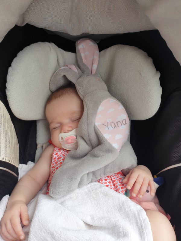 Doudou peluche lapin