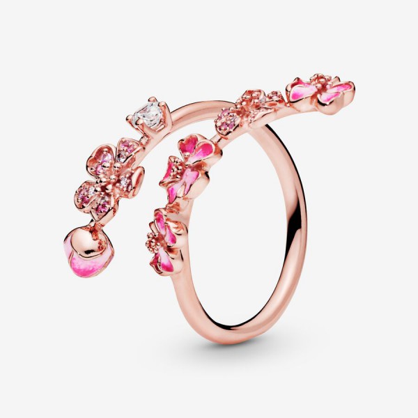 Perdue bague florale rose, plage Mandelieu-La-Napoule