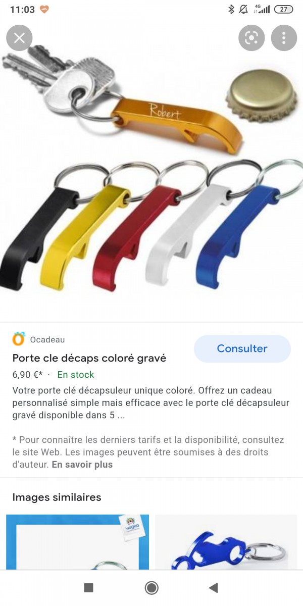 Perdu trousseau de clé