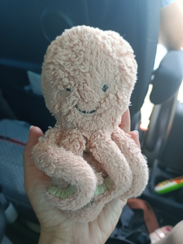Doudou pieuvre Jellycat Saint Martin la plaine