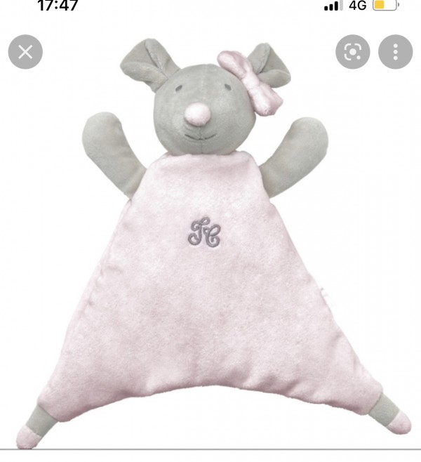 Doudou Souris rose Tartine & Chocolat