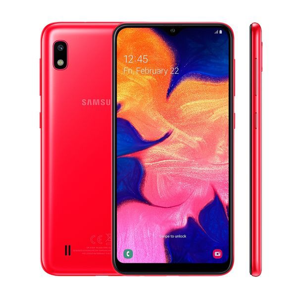 Téléphone portable Samsung Galaxy A10 rouge perdu à Villeurbanne