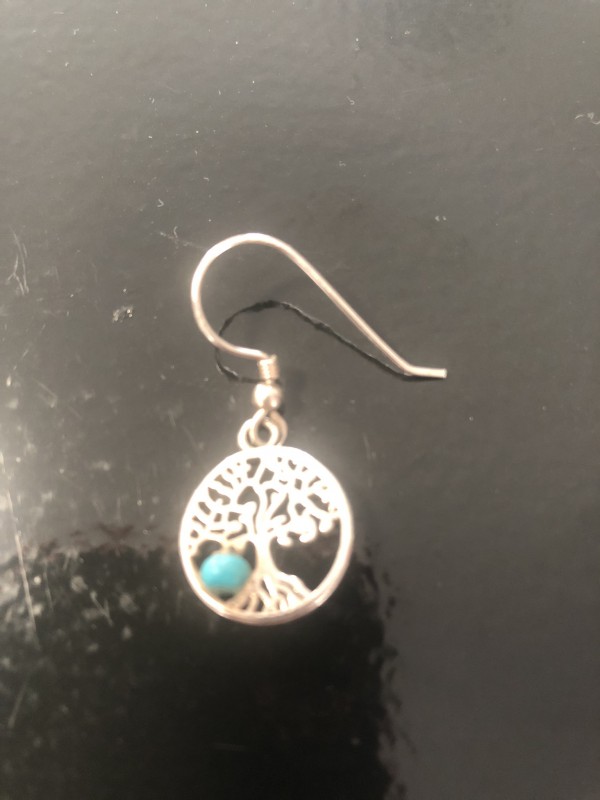 Boucle d’oreille arbre de vie