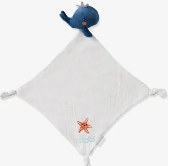 Doudou baleine vertbaudet perdu à Tours secteur gloriette / heure tranquille / Giraudeau