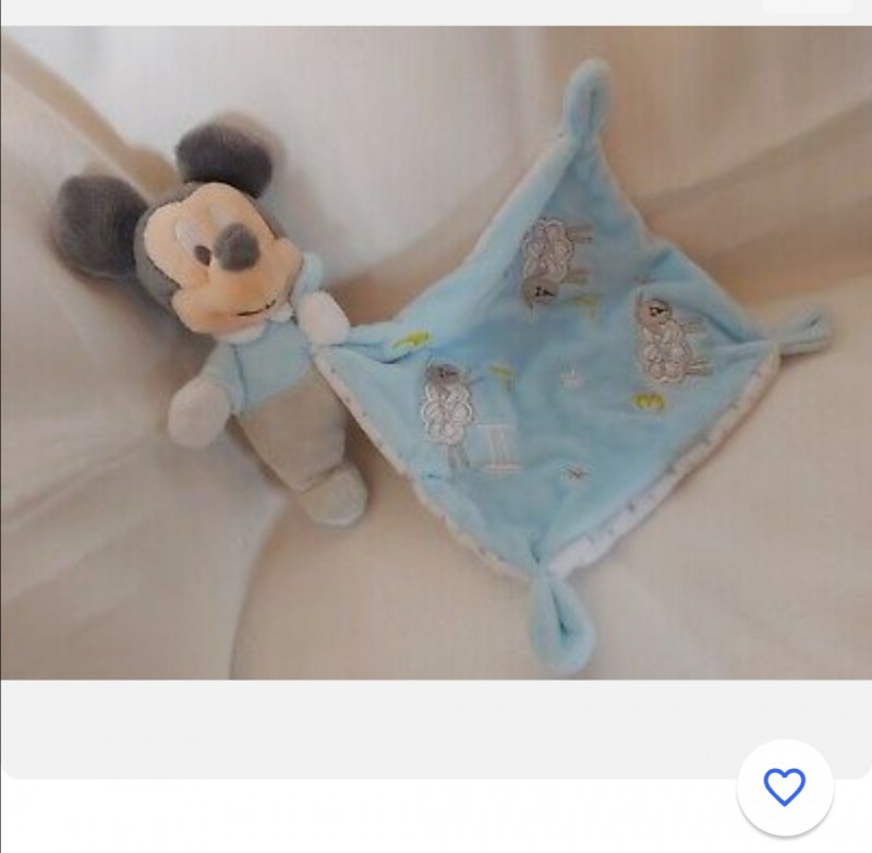 Doudou mickey perdu Nice