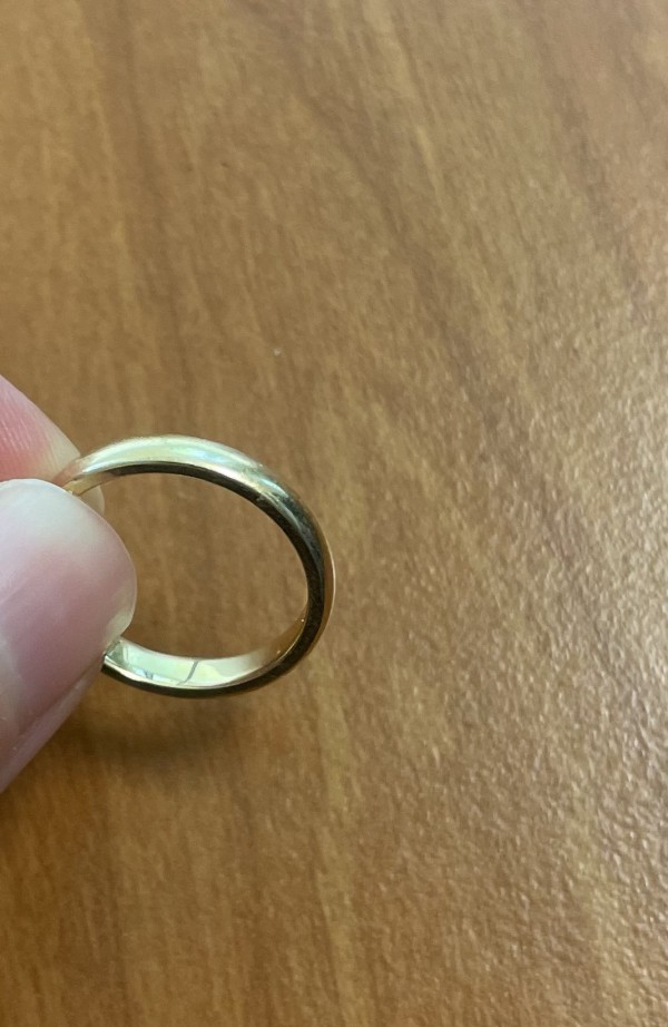 J'ai perdu ma Bague d’alliance en courant.