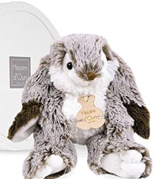 Perdu doudou lapin gris à grandes oreilles aéroport de lyon