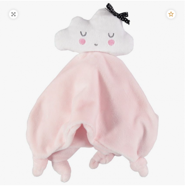 Perdu doudou mouchoir orchestra Rose et blanc Lyon 3e/6e