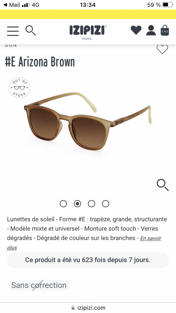 Lunettes soleil, plage du val André