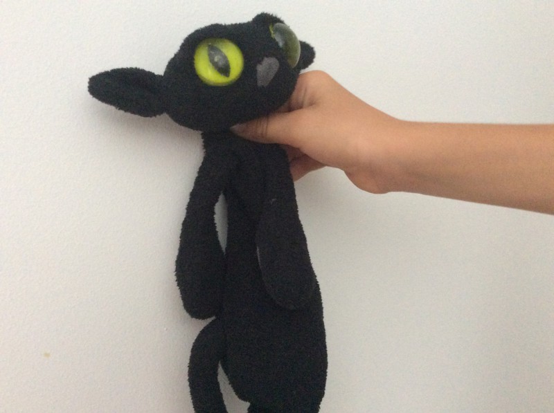 Doudou chat noir