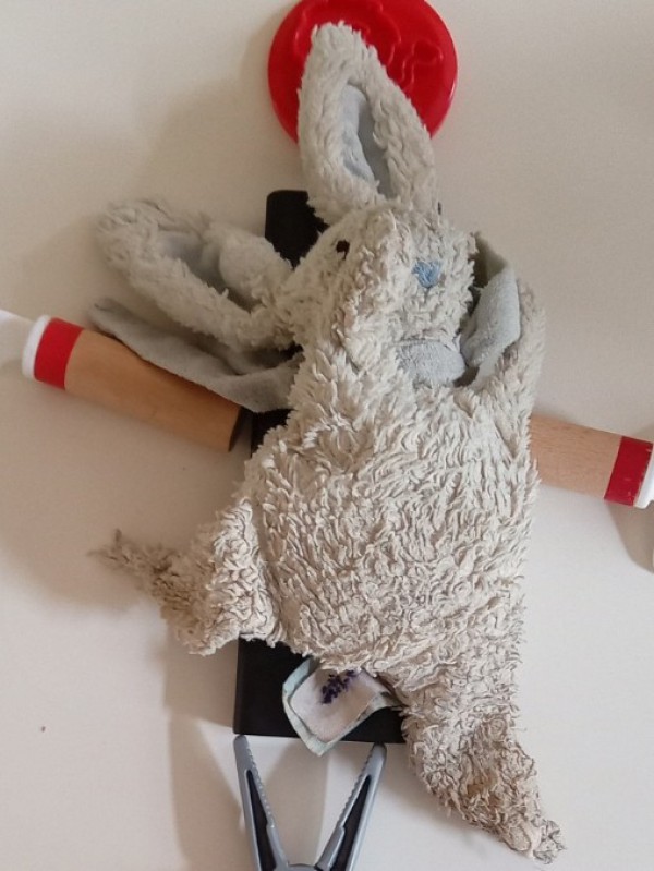 Doudou lapin perdu