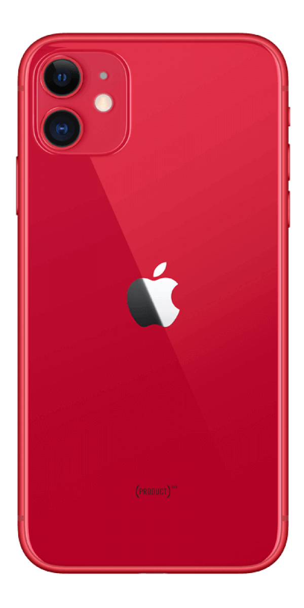 Iphone 11 rouge sans coque