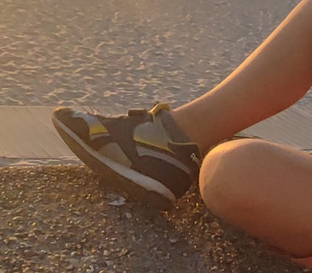 Une paire basket Reebok enfants