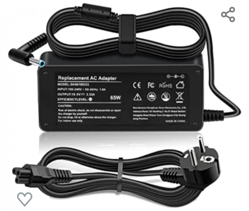 Perdu Chargeur ordinateur hp aéroport dzaoudzi