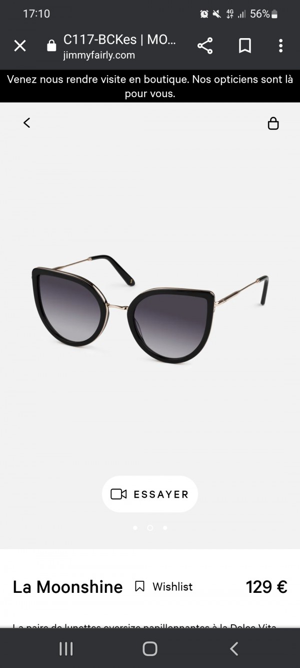 lunettes de soleil jimmy fairly, hossegor